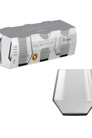 Ultime Pezzi Set x 6 Vasos Rocks Rotterdam 12.7 oz / Cristar