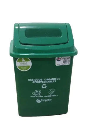 Bestseller Papelera Vaiven Verde 7 Litros / Colplast