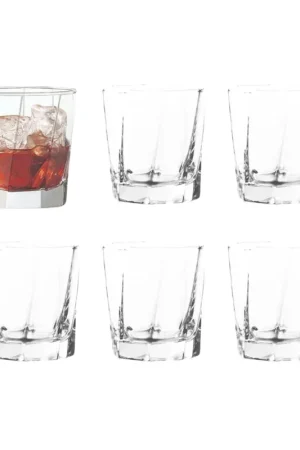 Vendita Finale Set x 6 Vasos Mozart Rocks 8.5 oz / Cristar