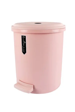 A Buon Prezzo Papelera Pedal Redonda 13 litros Rosada / Luxury Plast