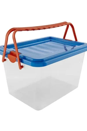 Acquista Ora Caja Organizadora con Manija Multiusos 20 Litros Azul / Vanyplas