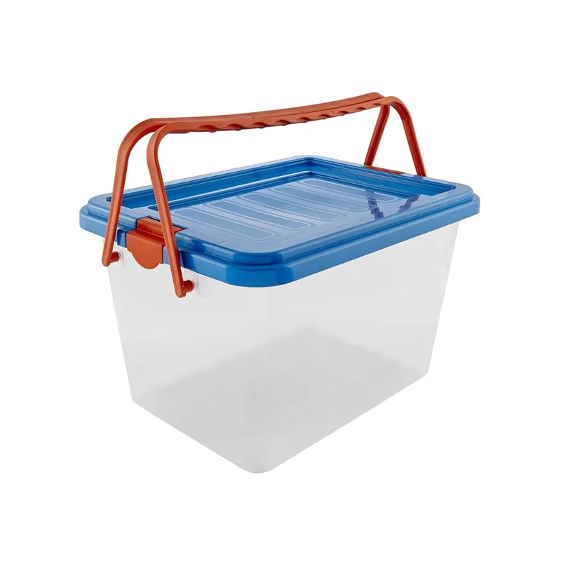 Acquista Ora Caja Organizadora con Manija Multiusos 20 Litros Azul / Vanyplas