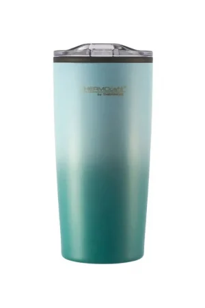 Termo 460 ml Azul y Aguamarina / Thermos Fatto A Mano