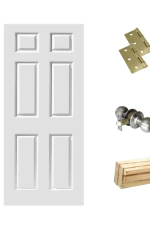 Offerta Del Giorno <p>Puerta skin 6 tableros con anchos desde 55cm hasta 90cm y 210cm de alto. Debe usarse en interiores</p><p>Combo incluye: Puerta, mocheta de pino seco, bisagras, y pomo con llave</p><p>Tiempo de entrega para puerta con m