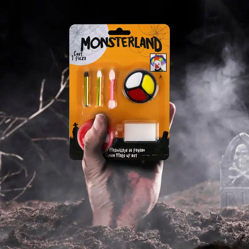 Set de Maquillaje para Disfraz de Payaso, Halloween Prezzo Conveniente