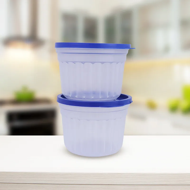 Molde de Plástico para Postres con Tapa color Azul 200ml Occasione Imperdibile