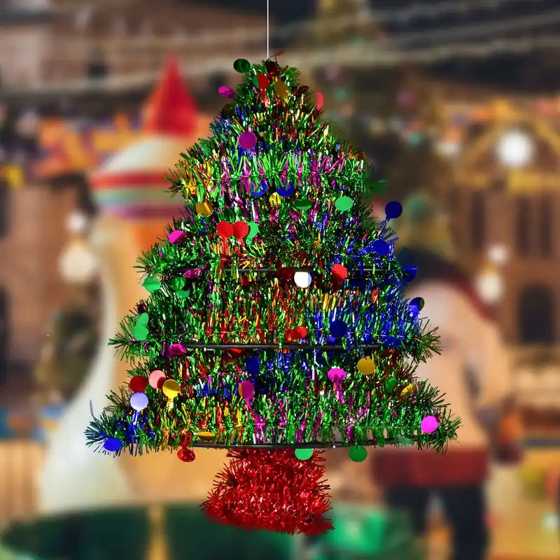 Offerta Speciale Mini Árbol de Tinsel color Verde